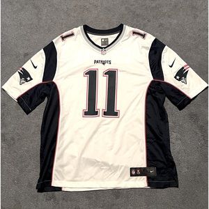 AUTHENTIC Nike Julian Edelman white New England Patriots Jersey XL